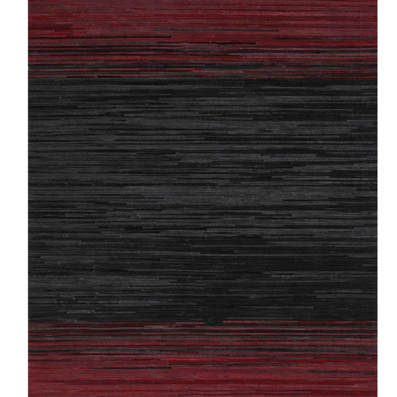 Patchwork PCH211 Red 100 Percent Hairon Leather Fabric - Red, Geometric Pattern, Ombre Effect (1 Piece)