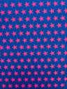 1 Yard Star Print Spandex Fabric Four Way Stretch for Costumes and Activewear 58"/60" Width