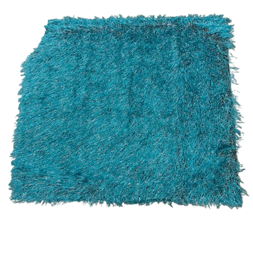 Metallic Faux Fur Tinsel Ostrich Feather Polyester Fabric - Metallic Faux Ostrich Feather, 54" Width (1 Yard)