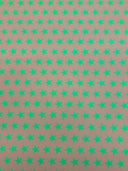 1 Yard Star Print Spandex Fabric Four Way Stretch for Costumes and Activewear 58"/60" Width