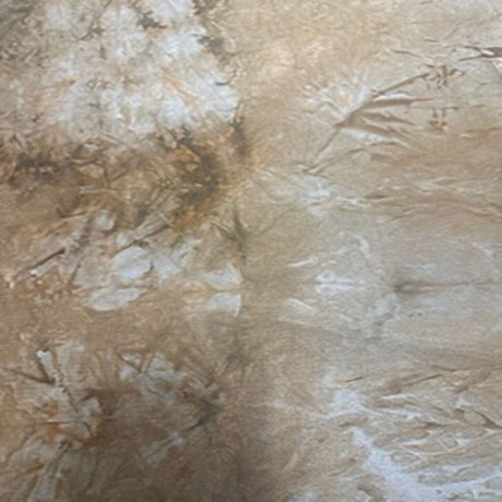 Polyester Woven Suede Fabric Thunder Tie-Dye Brown 60"