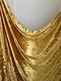 Stretch Crushed Velvet Gold