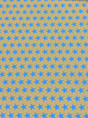 Star Print Spandex Fabric - Blue With Pink Stars, 58"/60" Width (1 Yard)
