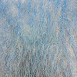 Metallic Faux Fur Tinsel Ostrich Feather Polyester Fabric - Metallic Faux Ostrich Feather, 54" Width (1 Yard)