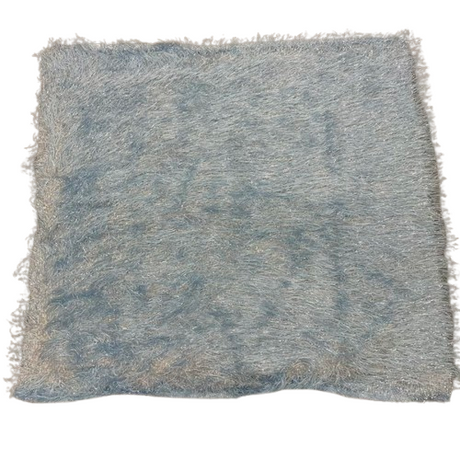 Faux Fur Metallic Tinsel Ostrich Feather Fabric