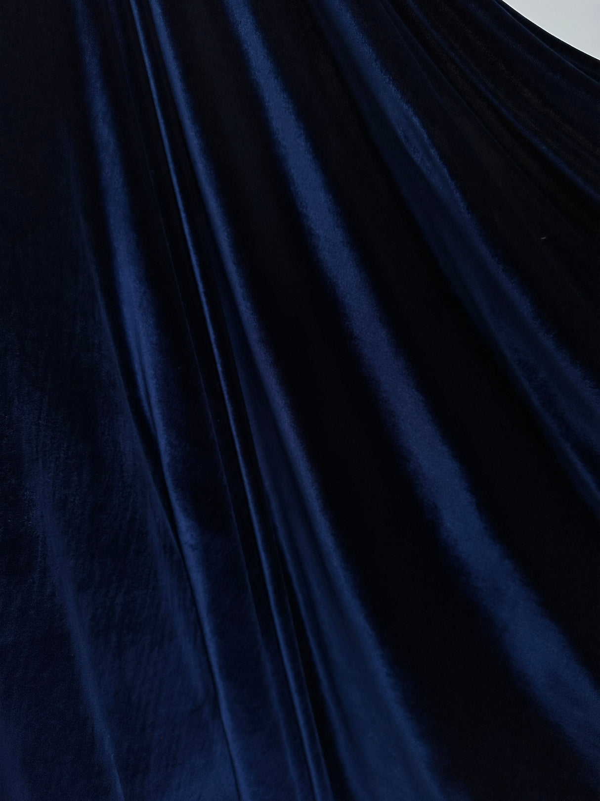 Stretch Velvet Navy
