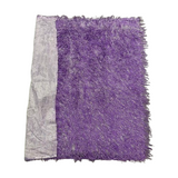 Metallic Faux Fur Tinsel Ostrich Feather Polyester Fabric - Metallic Faux Ostrich Feather, 54" Width (1 Yard)