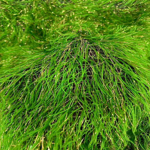 Metallic Faux Fur Tinsel Ostrich Feather Polyester Fabric - Metallic Faux Ostrich Feather, 54" Width (1 Yard)