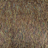 Metallic Faux Fur Tinsel Ostrich Feather Polyester Fabric - Metallic Faux Ostrich Feather, 54" Width (1 Yard)