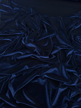 Stretch Velvet Navy