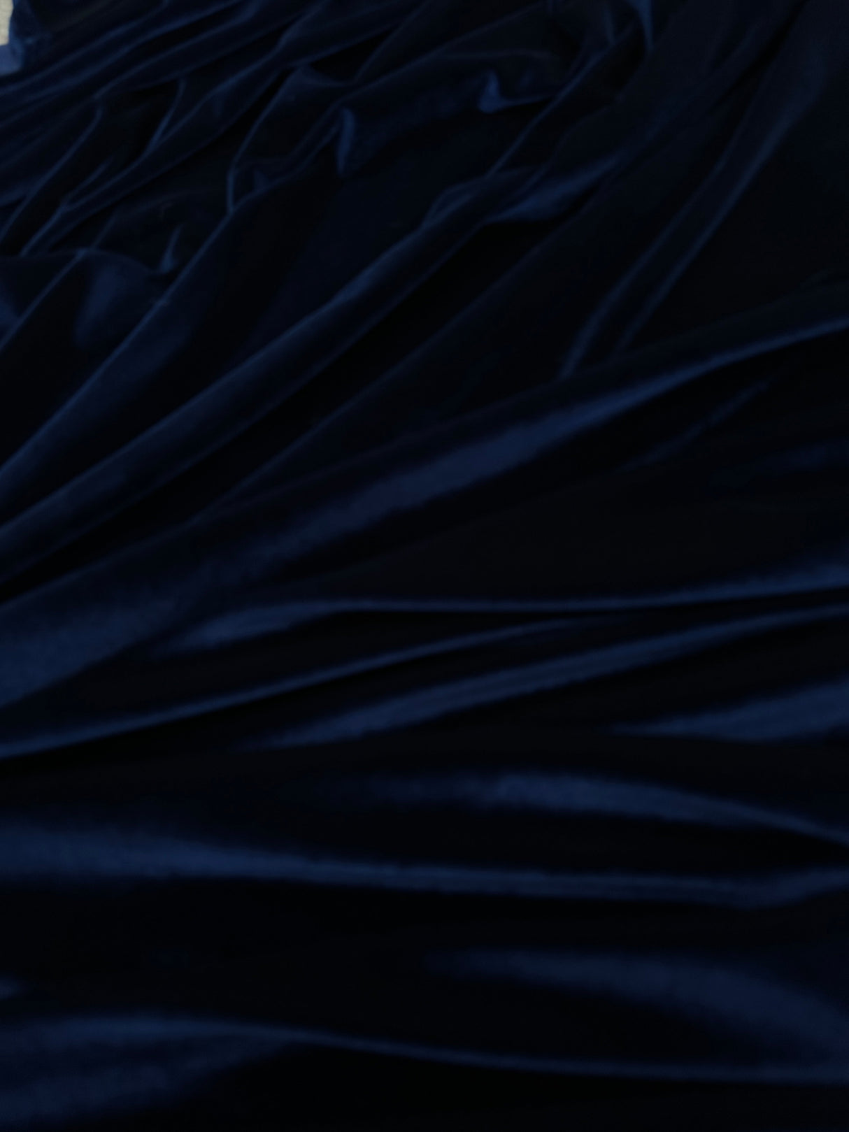 Stretch Velvet Navy