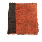 Metallic Faux Fur Tinsel Ostrich Feather Polyester Fabric - Metallic Faux Ostrich Feather, 54" Width (1 Yard)
