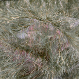 Metallic Faux Fur Tinsel Ostrich Feather Polyester Fabric - Metallic Faux Ostrich Feather, 54" Width (1 Yard)