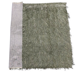 Metallic Faux Fur Tinsel Ostrich Feather Polyester Fabric - Metallic Faux Ostrich Feather, 54" Width (1 Yard)