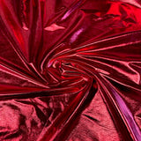 Foil Spandex Fabric 2-Way Stretch Metallic