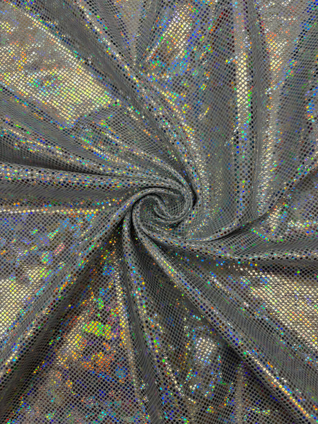 Shattered Glass Nylon Spandex Fabric - Shattered Glass Print, 58"/60" Width (1 Yard)