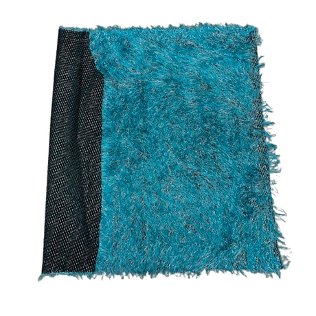 Faux Fur Metallic Tinsel Ostrich Feather Fabric