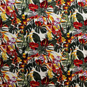 Cotton Barkcloth Fabric Hawaiian Tropical Garden