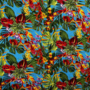 Cotton Barkcloth Fabric Hawaiian Tropical Garden
