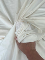 Ivory 4-Way Stretch Faux Leather