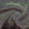Organza Fabric Crinkled Two-Tone 45" Width Black Gold Black