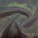Organza Fabric Crinkled Two-Tone 45" Width Black Gold Black