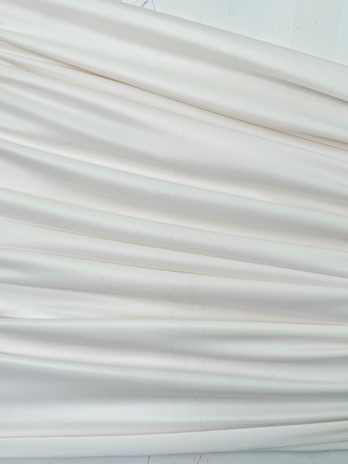 Ivory 4-Way Stretch Faux Leather