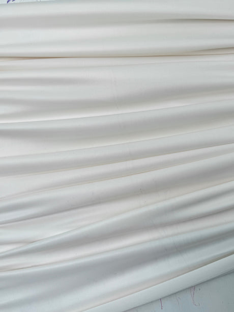 Ivory 4-Way Stretch Faux Leather