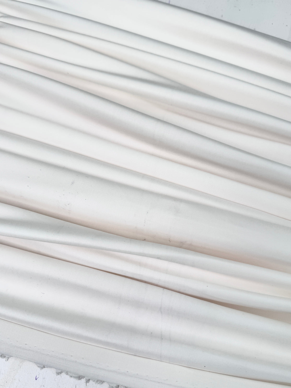Ivory 4-Way Stretch Faux Leather