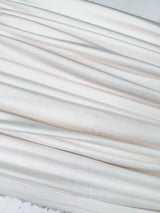Ivory 4-Way Stretch Faux Leather