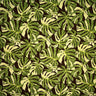Cotton Barkcloth Monstera Leaves Fabric