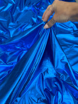 Shiny Coated Spandex Pleather Royal Blue