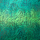 Nylon Spandex Animal Tie Dye Foil Fabric