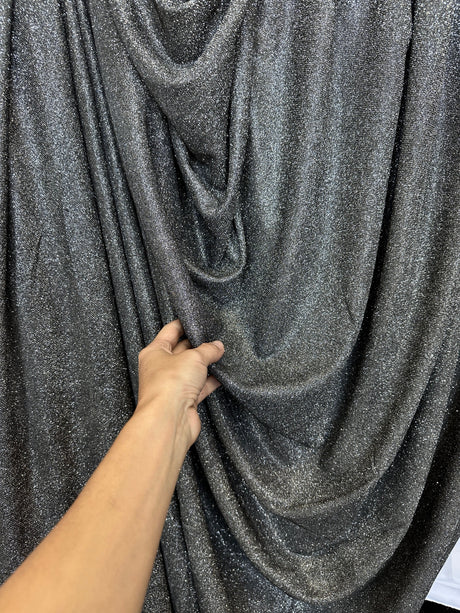 Stretch Metallic Lurex Silver
