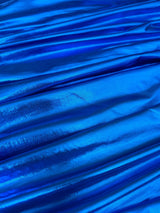 Shiny Coated Spandex Pleather Royal Blue