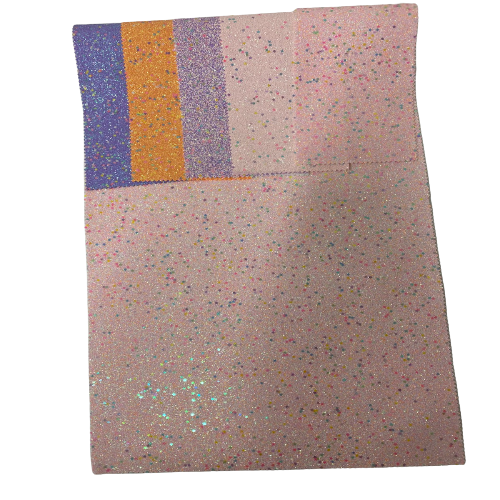 Glitter Vinyl Fabric Stardust Iridescent