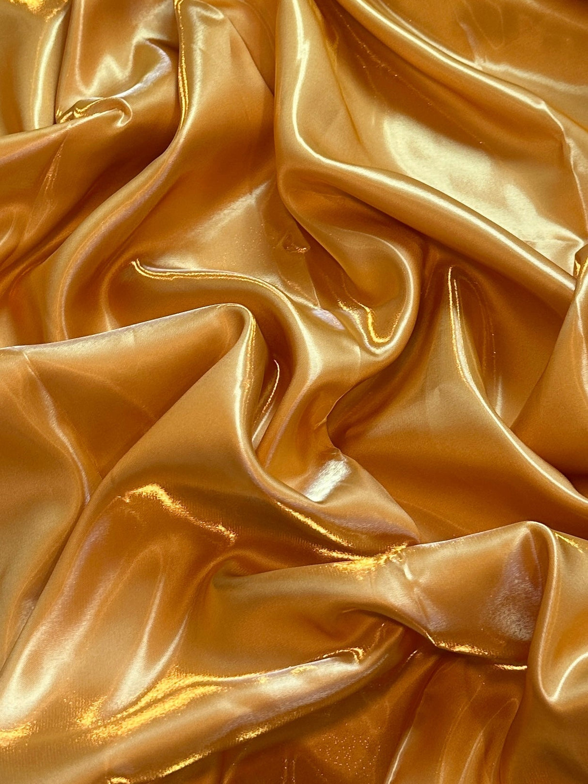 Liquid Bridal Satin Deep Gold