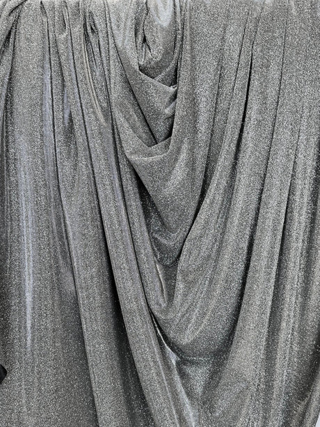 Stretch Metallic Lurex Silver