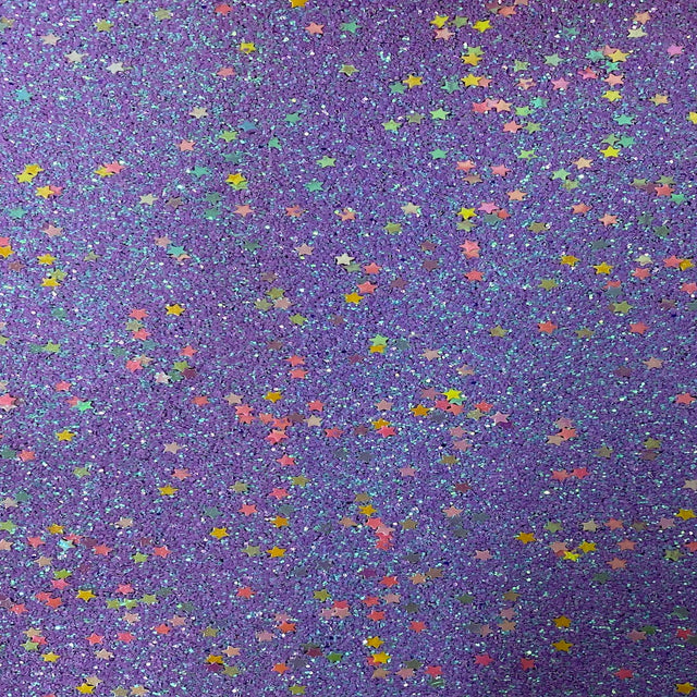Glitter Vinyl Fabric Stardust Iridescent