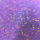 Glitter Vinyl Fabric Stardust Iridescent