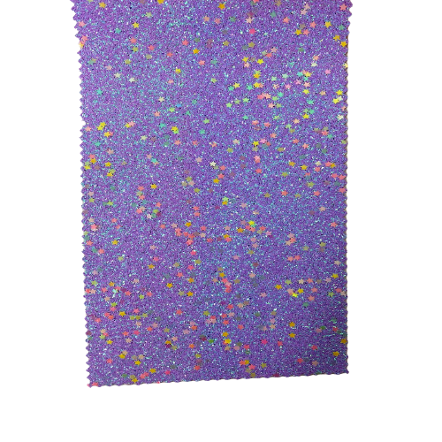 Glitter Vinyl Fabric Stardust Iridescent