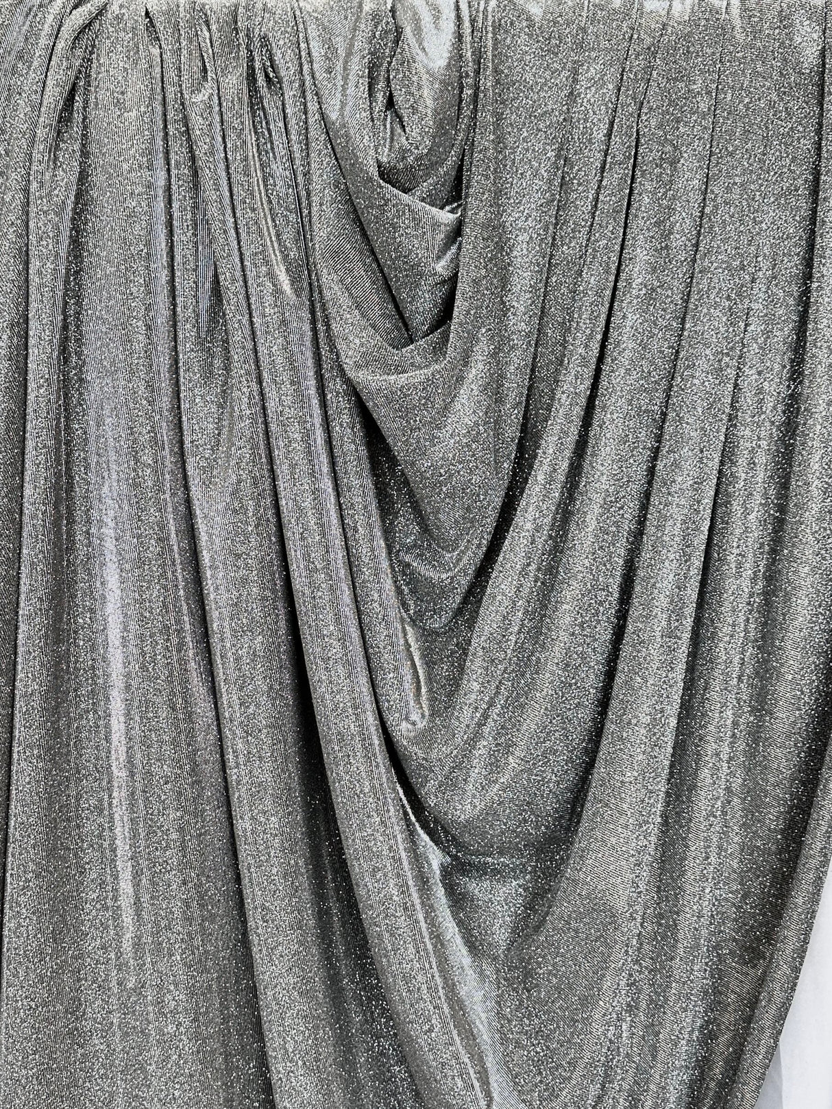 Stretch Metallic Lurex Silver