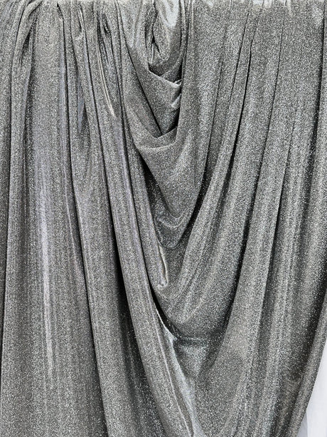 Stretch Metallic Lurex Silver