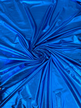 Shiny Coated Spandex Pleather Royal Blue
