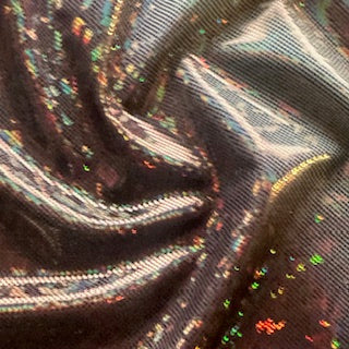 Hologram Spandex Fabric Fantasia Shattered Foil 60"