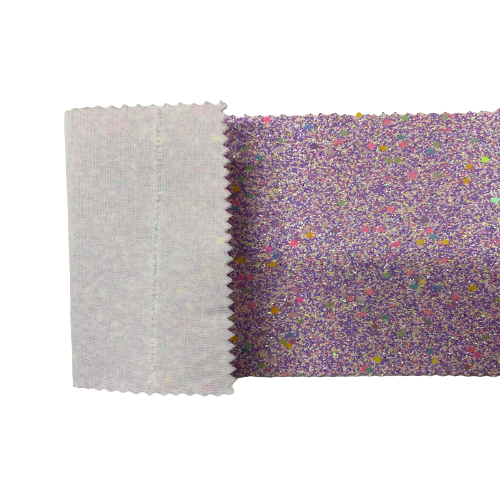 Glitter Vinyl Fabric Stardust Iridescent