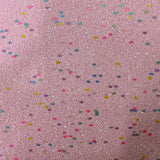 Glitter Vinyl Fabric Stardust Iridescent