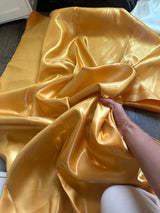 Liquid Bridal Satin Deep Gold