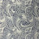 Tribal Tattoo W/Turtles Chambray Fabric - Denim Look, 58/60" Width (1 Yard)