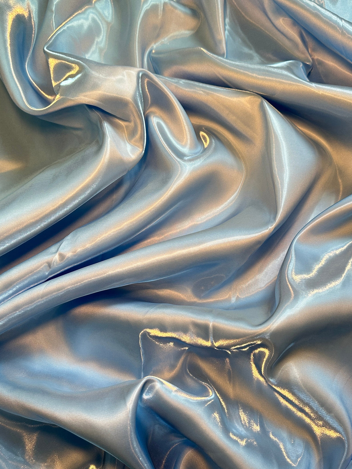Liquid Bridal Satin Baby Blue